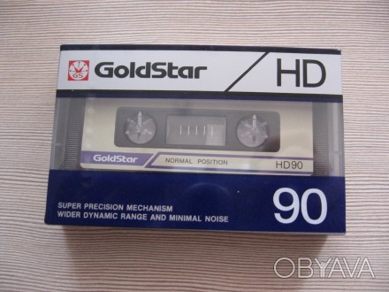 Кассета GoldStar HD90, запечатанная, в наличии 5 штук и коробка.. . фото 1