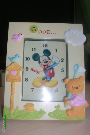 Продам настольные часы для детской комнаты на батарейке. Часы новые, хорошего ка. . фото 3