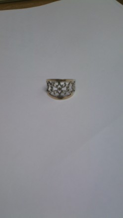Срібний перстень із золотими пластинками, в арабському стилі, дуже гарний.. . фото 6