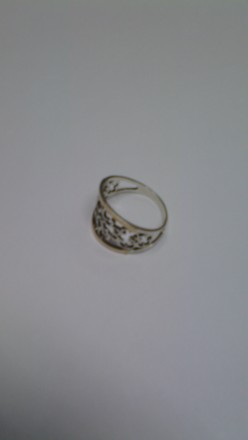 Срібний перстень із золотими пластинками, в арабському стилі, дуже гарний.. . фото 4
