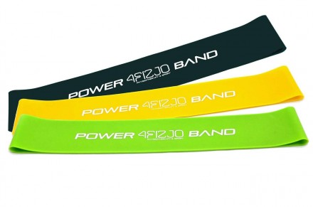 Набор фитнес резинок 4FIZJO Mini Power Band для тренировок 3 шт., эспандер ленто. . фото 2