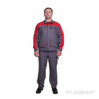 Костюм рабочий Гранд 100% хб состоит из куртки и полукомбинезона, выполнен в соч. . фото 2