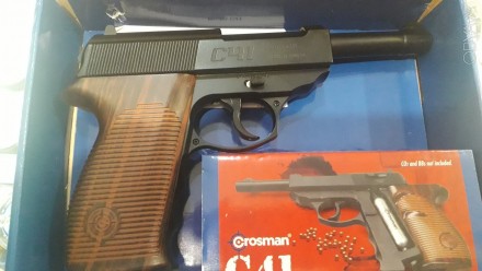 По внешнему виду пистолет Crosman C41 напоминает Walther P-38, который использов. . фото 4