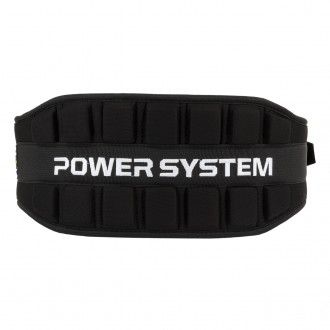 
Пояс неопреновый для тяжелой атлетики Power System Neo Power PS-3230 Black/Yell. . фото 3
