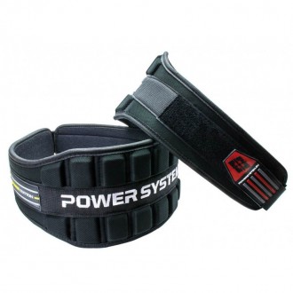
Пояс неопреновый для тяжелой атлетики Power System Neo Power PS-3230 Black/Yell. . фото 7