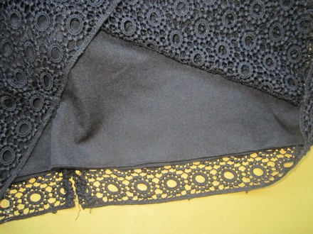 Красивое нарядное платье в узорах, F&F, р.38, Турция. Цвет - черный. Платье на п. . фото 11