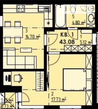Продам двухкомнатную квартиру в новом районе Ирпеня . Квартира расположена на 4 . Ирпень. фото 2