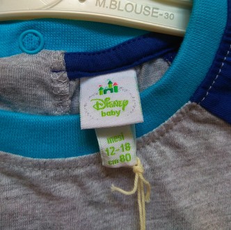Серо-синий комплект от бренда Disney в размере 12-18 мес (80).
Отличный летний . . фото 6