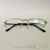 Полуоправные очки для коррекции зрения с защитой от компьютера за счет 8-ми слой. . фото 4