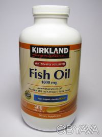 Концентрированный рыбий жир-1000 мг. Omega-3 (300 мг.) в капсулах, американских . . фото 2