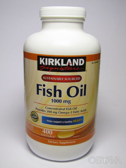 Концентрированный рыбий жир-1000 мг. Omega-3 (300 мг.) в капсулах, американских . . фото 1