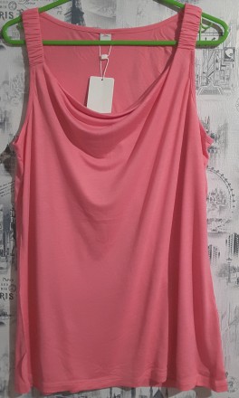 Ультрамодная маечка от немецкого бренда S.Oliver розового цвета ( реально цвет п. . фото 3