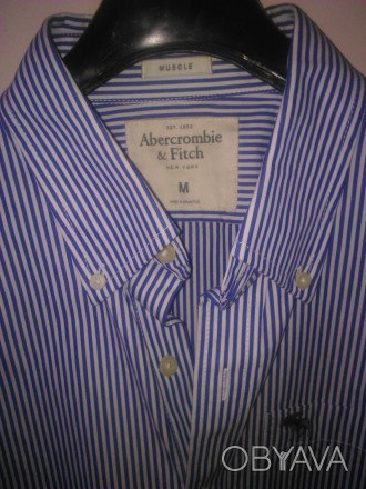 Красивая рубашка Abercrombie & Fitch New York. Классика успешных людей с 1892 го. . фото 1