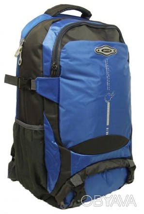 Туристический рюкзак изготовлен из качественного материала - полиэстера с влагоо. . фото 1