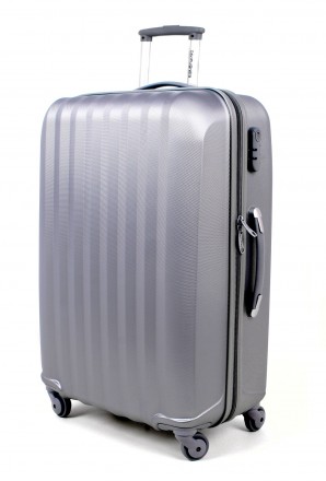 Средний французский дорожный пластиковый чемодан David Jones произведен из надеж. . фото 3