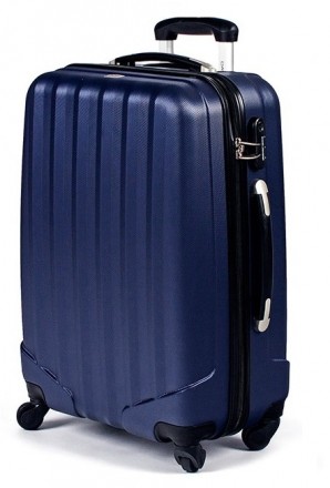 Средний французский дорожный пластиковый чемодан David Jones произведен из надеж. . фото 4