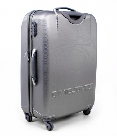 Средний французский дорожный пластиковый чемодан David Jones произведен из надеж. . фото 6