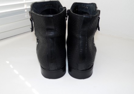 Ботинки Stilemoda, италия
цвет черный
 натуральная кожа + замшевый термоутепли. . фото 8