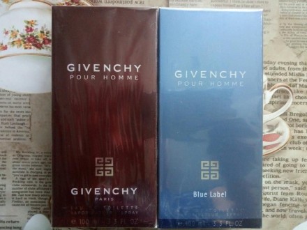 Продам мужскую туалетную воду Givenchy Pour Homme Blue Label от Givenchy 100 мл,. . фото 2