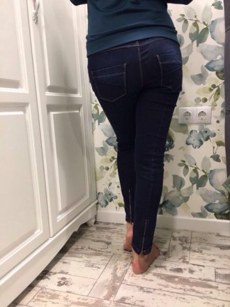 Продам джинсы для беременных, стирались 1 раз, покупала в мамином доме. Размер н. . фото 3