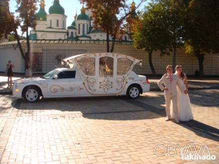 Карета на весілля! Єдина автокарета в Україні на базі лімузину Крайслер 300 С ! . . фото 1