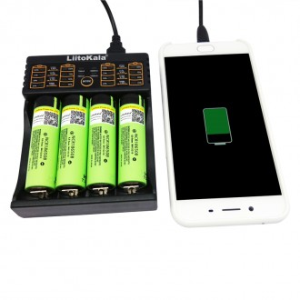 Качественное Зарядное устройство + Power Bank для 1-4х аккумуляторных батарей 18. . фото 3