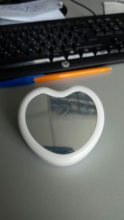 Кольцо для селфи Selfie Ring RK-H01 (v3.0) - дизайн в форме сердца, есть зеркало. . фото 5