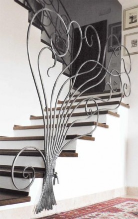Перила — конструкция на лестницах и балконах в виде вертикальных элементов с пор. . фото 7