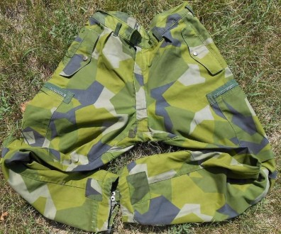 Шведская камуфляжная униформа Fältuniform 90 - вариант M/90F (Fält - пехотная ве. . фото 7