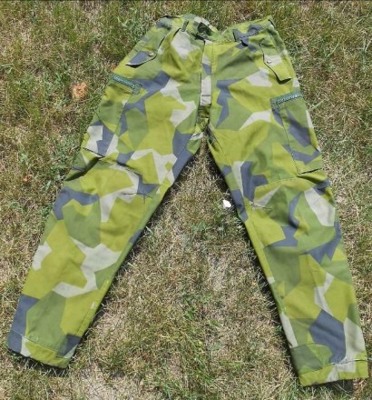 Шведская камуфляжная униформа Fältuniform 90 - вариант M/90F (Fält - пехотная ве. . фото 6