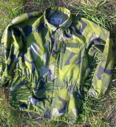 Шведская камуфляжная униформа Fältuniform 90 - вариант M/90F (Fält - пехотная ве. . фото 2