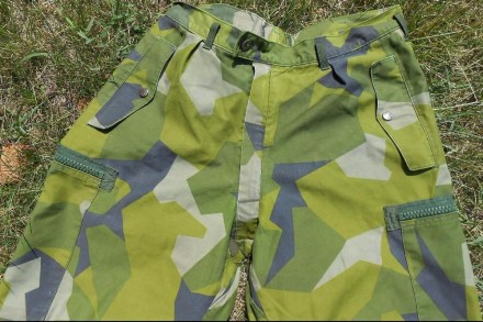 Шведская камуфляжная униформа Fältuniform 90 - вариант M/90F (Fält - пехотная ве. . фото 9