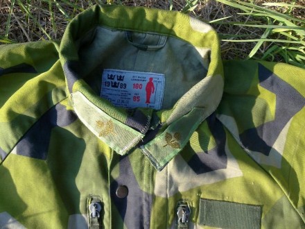 Шведская камуфляжная униформа Fältuniform 90 - вариант M/90F (Fält - пехотная ве. . фото 3