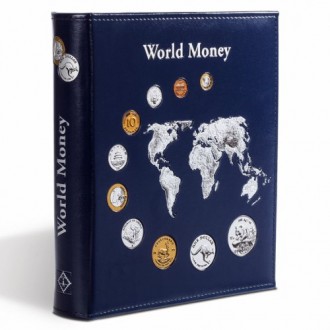"World Money" - красивый, интересный, качественный альбом для монет, банкнот, ка. . фото 2
