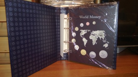 "World Money" - красивый, интересный, качественный альбом для монет, банкнот, ка. . фото 4