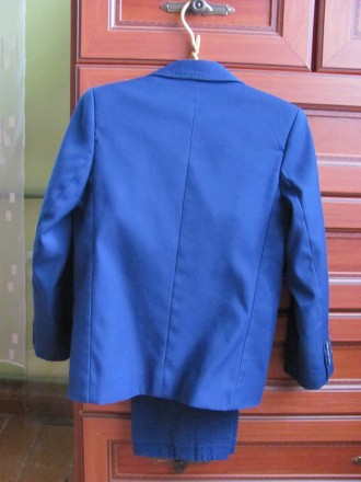 Качественный костюм, материал аналогичен синей школьной форме СССР. Состояние хо. . фото 4