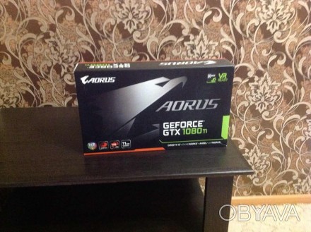Gigabyte Geforce GTX 1080 ti AORUS, есть в наличии 3 штуки, карты новые из Амери. . фото 1