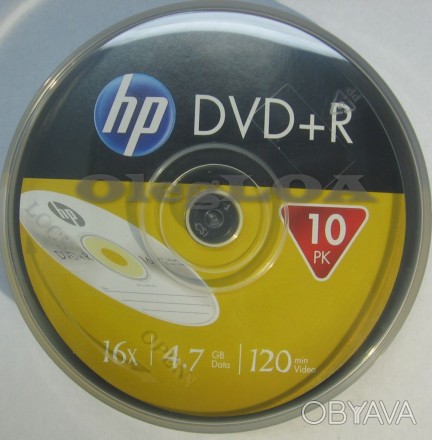 Диски чистые DVD+R HP 16x 4,7Gb в "банке" (cake) - 10шт

Цена указана за 1 упа. . фото 1