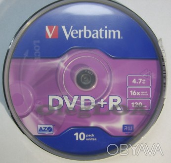 Диски чистые DVD+R Verbatim 16x 4,7Gb в "банке" (cake) - 10шт

Качественные ди. . фото 1
