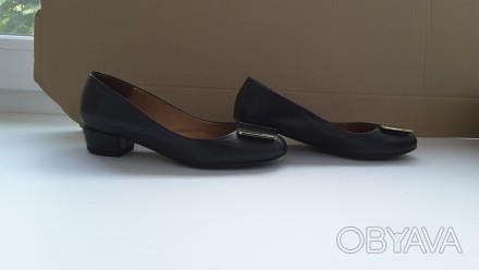 Кожаные чёрные туфли 36 размера известного польского бренда Badura в идеальном с. . фото 1