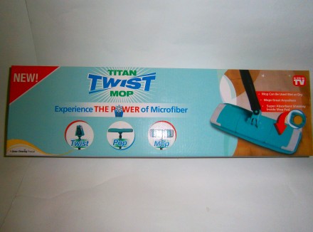 Швабра Titan Twist Mop - универсальное приспособление для быстрой и качественной. . фото 5