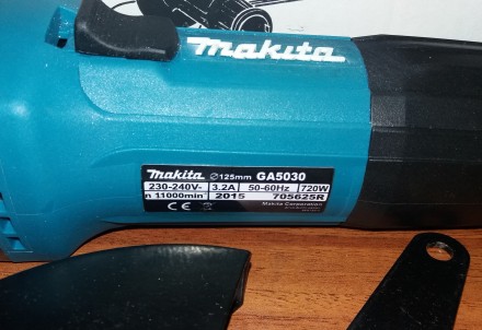 Углошлифовальная машина Makita GA5030 – это компактный и легкий инструмент с мощ. . фото 6