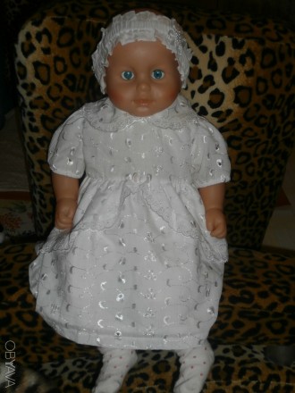 продаю куклу очень красивая -копия 6 месячного ребёнка.длина 64 см.внутри мягкая. . фото 5