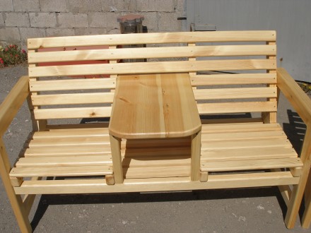 Предлагаем одинарное и парное кресла. Изготовлены из натурального массива сосны.. . фото 6