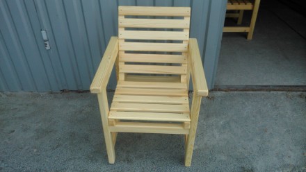 Предлагаем одинарное и парное кресла. Изготовлены из натурального массива сосны.. . фото 4