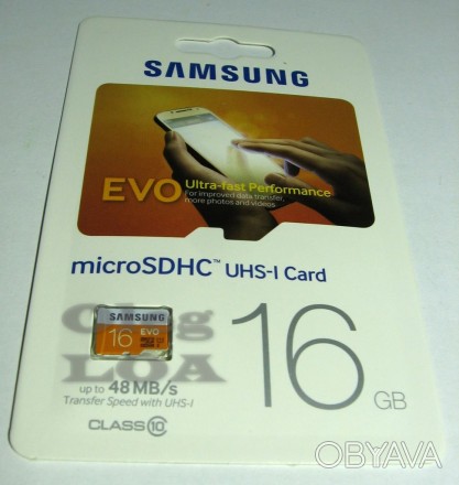 16Гб МикроСД карта
microSDHC Samsung class 10 UHS-I

48Mb/s Быстрая, качестве. . фото 1
