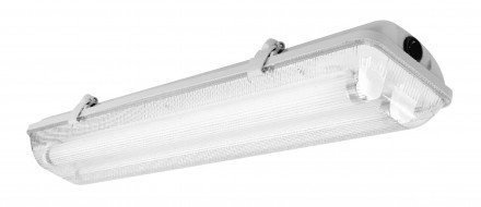 Офисно-промышленный антивандальный светильник HELIOS-LED, для 2 светодиодных лам. . фото 2