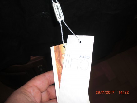 Піджак чорний
Виробник -  Італія
Фірма - Lino Puro
100 % котон. 
Довжина -65. . фото 4