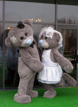 Ростовые куклы Мишки ТЕДДИ - высота 2 метра 30 см и 2 метра. Услуга продается то. . фото 2