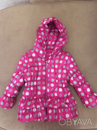 Детская куртка(осень -весна),ткань плащовка, утеплена синтепоном. С капюшоном. К. . фото 1